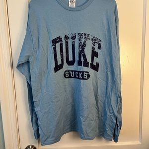 Duke sucks long sleeve — Dook sux